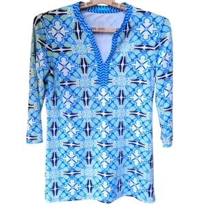 J. McLaughlin Catalina Cloth Tunic Size M